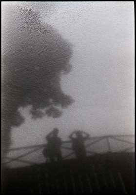 Autoportrait a la passerelle with Yiting