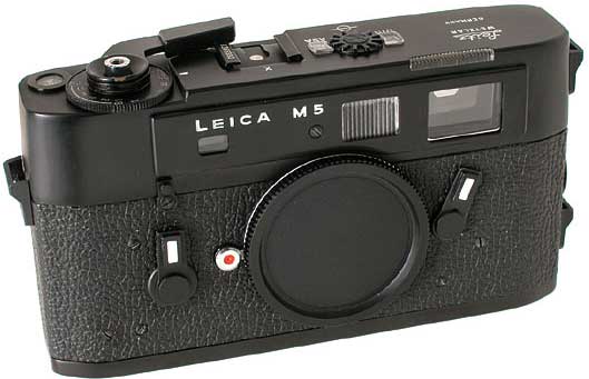 Leica M5 noir de face