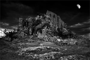 Chateau cathare de Roquefixade, Arige.