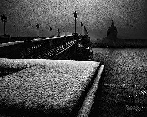 rveil sous la neige...