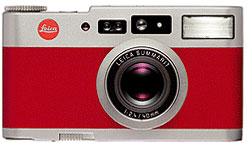 Leica CM édition spéciale, cuir rouge